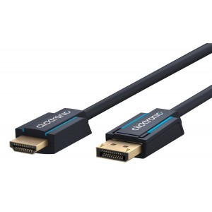 Câble adaptateur DisplayPort vers HDMI actif 1 m