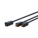 Câble adaptateur AUX 3,5 mm vers RCA, stéréo 0.1 m