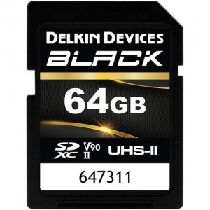 DELKIN SD 256GB BLACK UHS-II V90