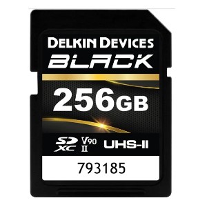 DELKIN SD 256GB BLACK UHS-II V90