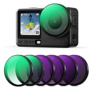 K&F Kit CPL+ND8+ND16+ND32+ND64+Black Mist 1/4 Action 6