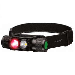 Lampe frontale - Eclairage blanc & rouge