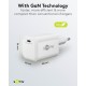 Goobay 65 W Chargeur Rapide USB-C PD GaN Nano blanc