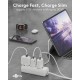 Goobay 30 W Chargeur Rapide USB-C PD GaN Slim blanc