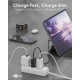Goobay 25 W Chargeur Rapide USB-C PD GaN Slim noir