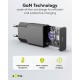 Goobay 20 W Chargeur Rapide USB-C PD GaN Slim noir
