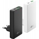 Goobay 45 W Chargeur Rapide Double USB-C PD GaN 90° Flat blanc