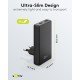 Goobay 45 W Chargeur Rapide Double USB-C PD GaN 90° Flat noir