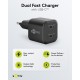 Goobay 35 W Kit Twin Power 2x Chargeurs USB-C , 2x Câbles USB-C