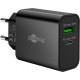 Goobay 30 W Kit Twin Power 2x Chargeurs USB-C , 2x Câbles USB-C