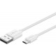 Goobay 12 W Kit de Charge Double Micro-USB blanc