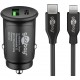 Goobay 27 W Dual USB Kit de Chargeur Rapide pour Voiture Lightning